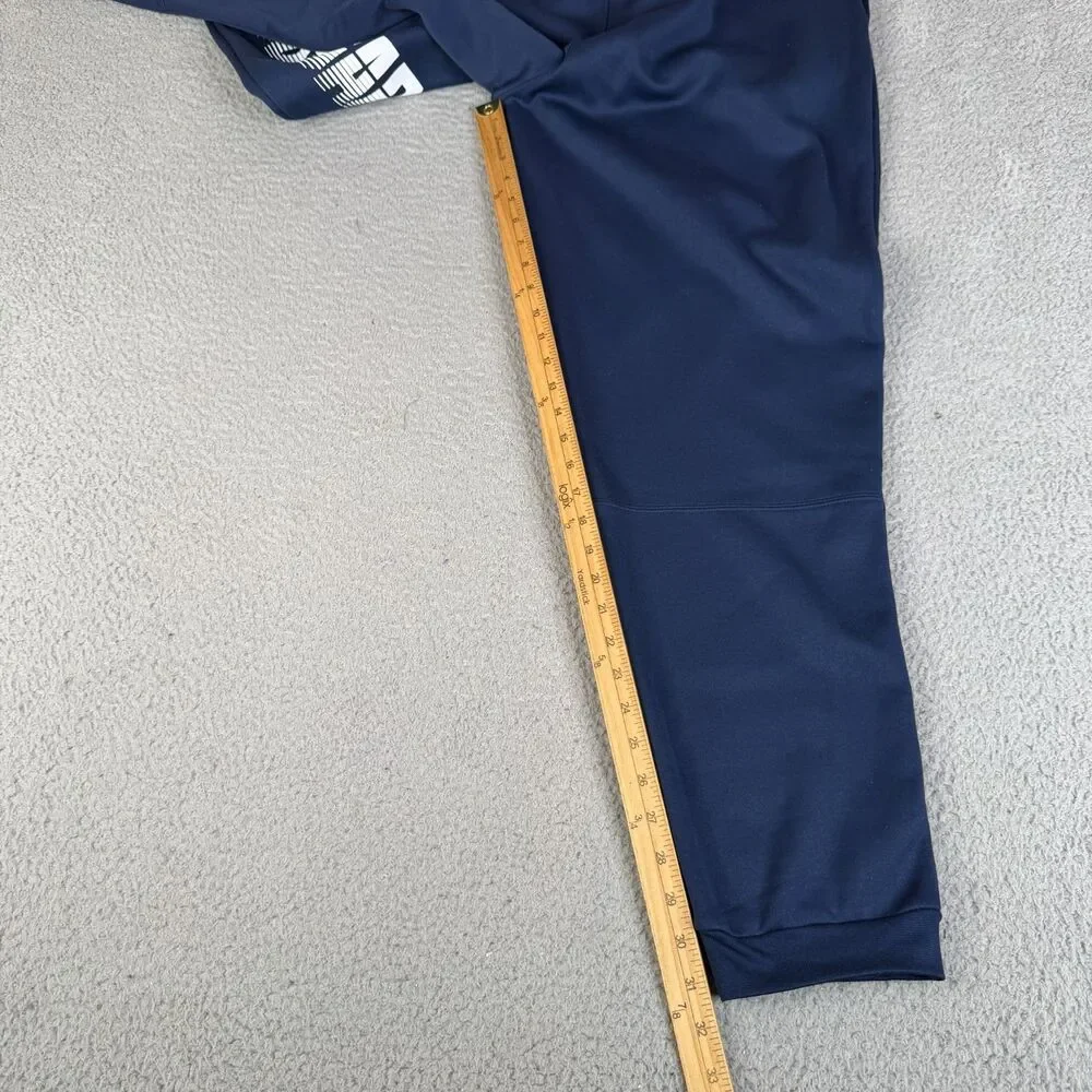 BYU COUGARS Jogger Pant Nike Men L Blue NCAA College Athletic Sweatpants Dri Fit